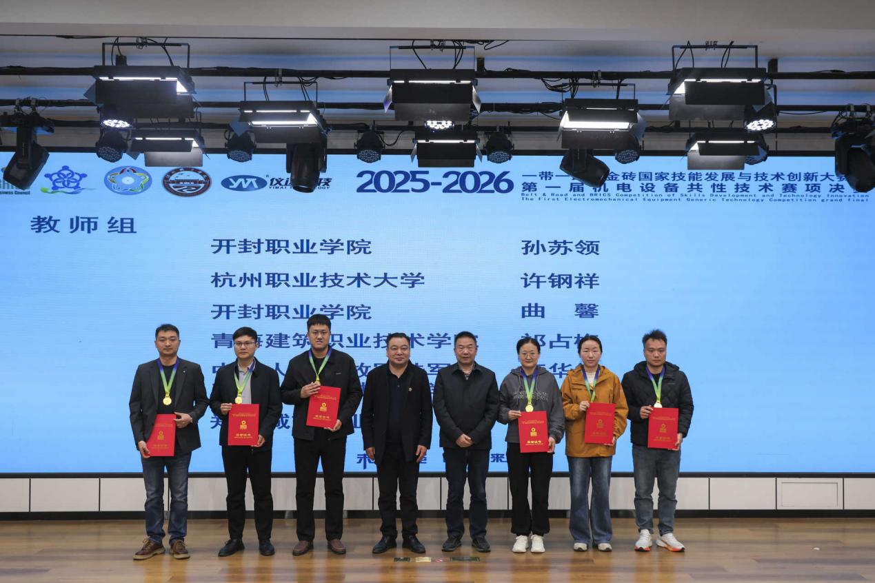 喜报！我院师生在一带一路暨金砖国家技能大赛斩获四项一等奖