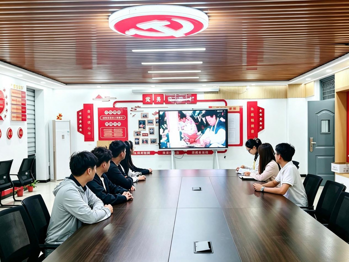 智能制造学院组织师生集中观看“2026年高校党组织示范微党课”第二阶段第一讲